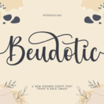 Beudotic Font - Featured Image