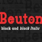 Beuton Black Font - Featured Image