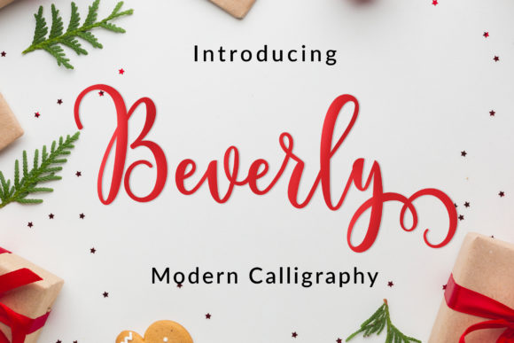 Beverly Script Font - Featured Image