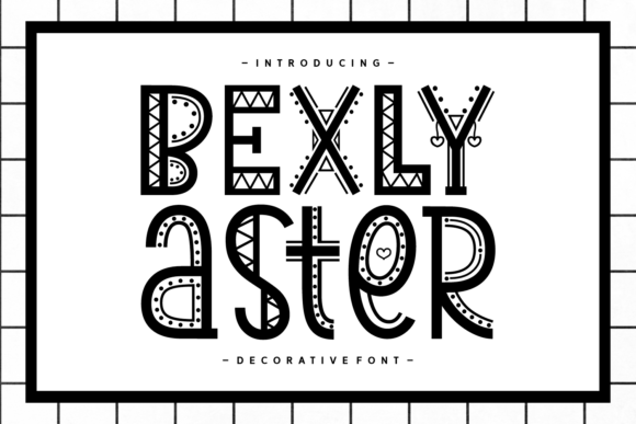 Bexly Aster Font - Featured Image