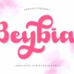 Beybia Font - Featured Image