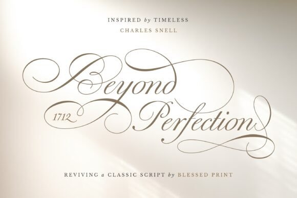 Beyond Perfection Font - Featured Image