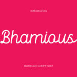 Bhamious Font - Featured Image