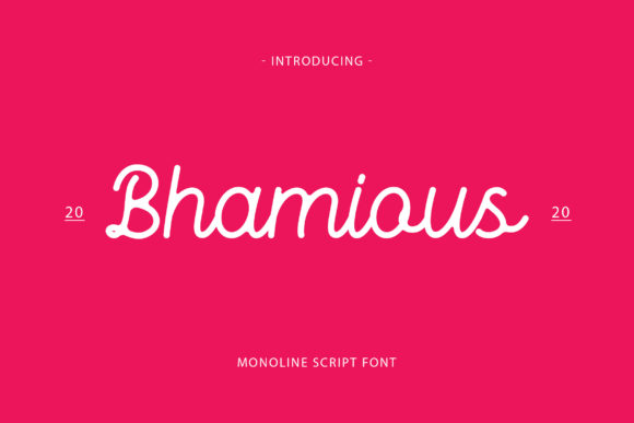 Bhamious Font - Featured Image