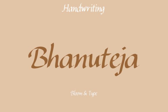 Bhanuteja Font - Featured Image