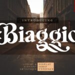 Biaggio Font - Featured Image