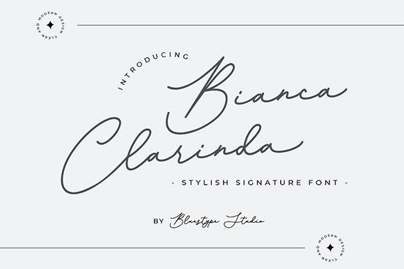 Bianca Clarinda Font - Featured Image