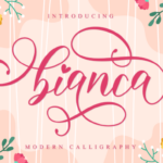 Bianca Script Font - Featured Image