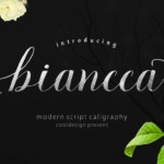 Biancca Script Font - Featured Image