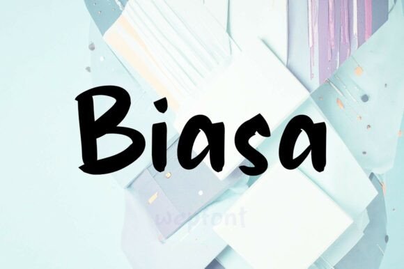 Biasa Font - Featured Image