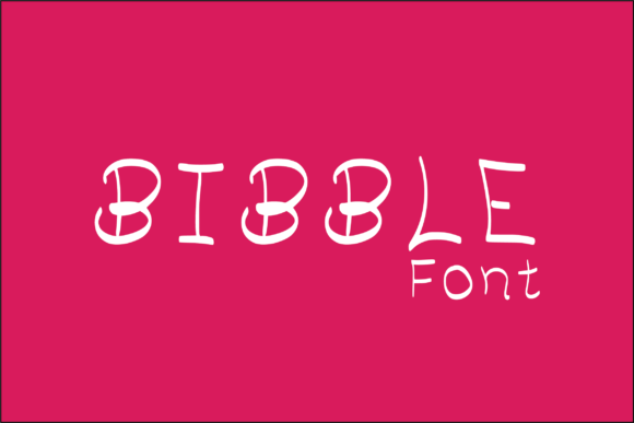 Bibble Font - Featured Image