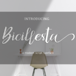 Bicillesta Font - Featured Image