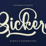 Bicker Font - Featured Image