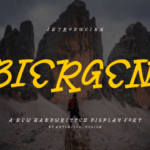 Biergen Font - Featured Image