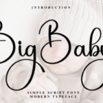 Big Baby Font - Featured Image