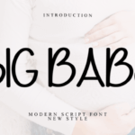 Big Baby Font - Featured Image
