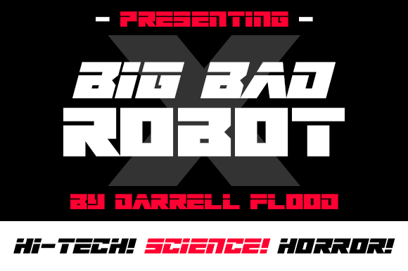 Big Bad Robot Font - Featured Image