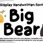 Big Bear Font - Featured Image
