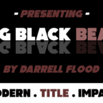 Big Black Bear Font - Featured Image
