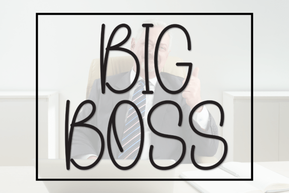Big Boss Font - Featured Image