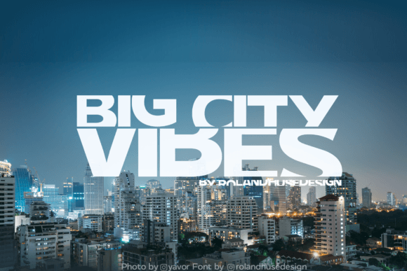 Big City Vibes Font - Featured Image