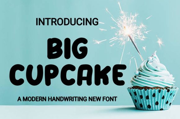 Big Cupcake Font - Featured Image