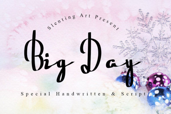 Big Day Font - Featured Image