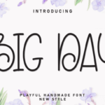 Big Day Font - Featured Image