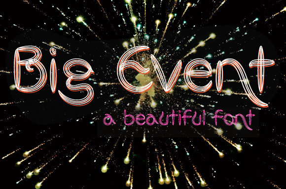 Big Event Font - Featured Image