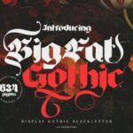 Big Fat Gothic Font - Featured Image