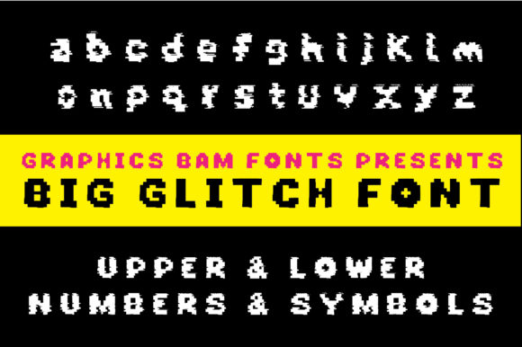Big Glitch Font - Featured Image