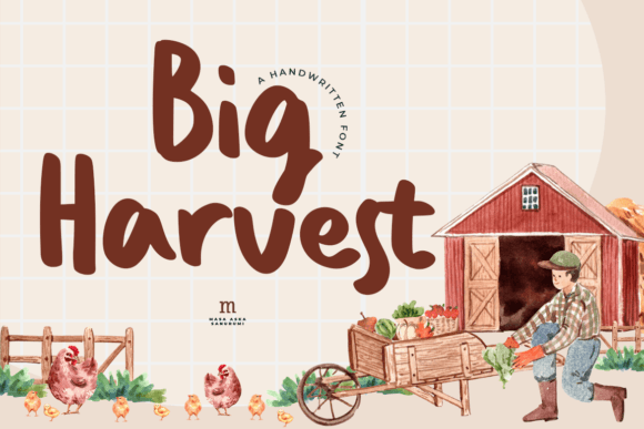 Big Harvest Font - Featured Image