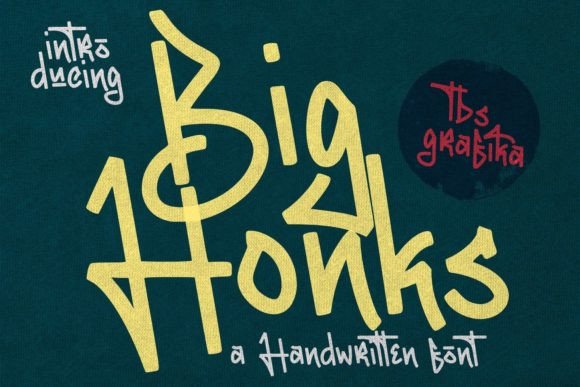 Big Honks Font - Featured Image