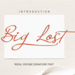 Big Lost Font - Featured Image