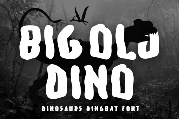 Big Old Dino Font - Featured Image