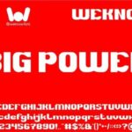 Big Power Font - Featured Image