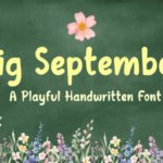 Big September Font - Featured Image