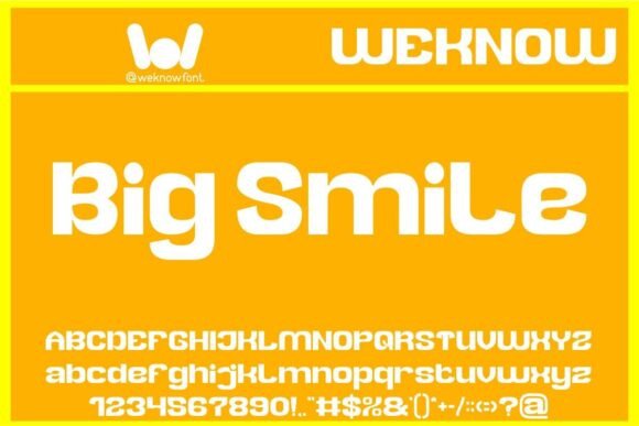 Big Smile Font - Featured Image