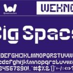 Big Space Font - Featured Image