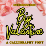 Big Valentine Font - Featured Image