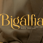 Bigalfia Font - Featured Image