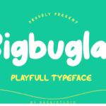 Bigbuglas Font - Featured Image