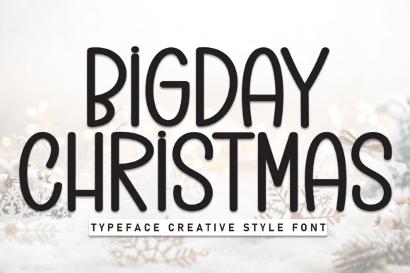 Bigday Christmas Font - Featured Image