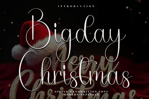Bigday Christmas Font - Featured Image