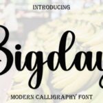 Bigday Font - Featured Image