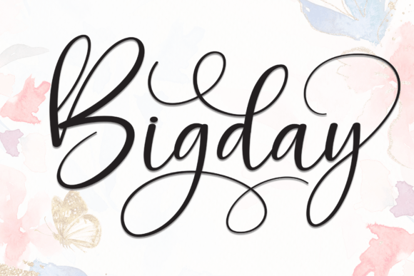 Bigday Font - Featured Image