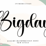 Bigday Font - Featured Image
