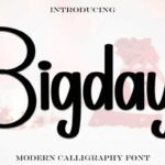 Bigday Font - Featured Image