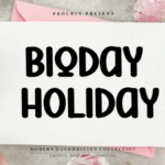 Bigday Holiday Font - Featured Image