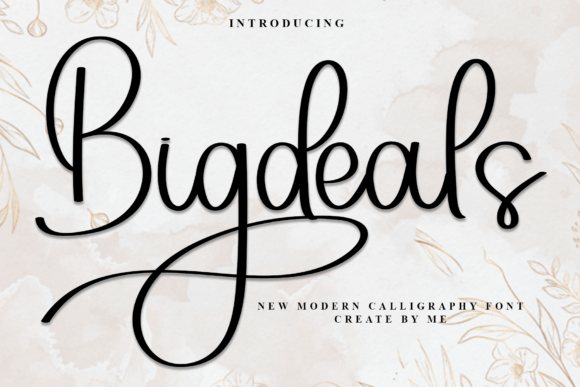 Bigdeals Font - Featured Image